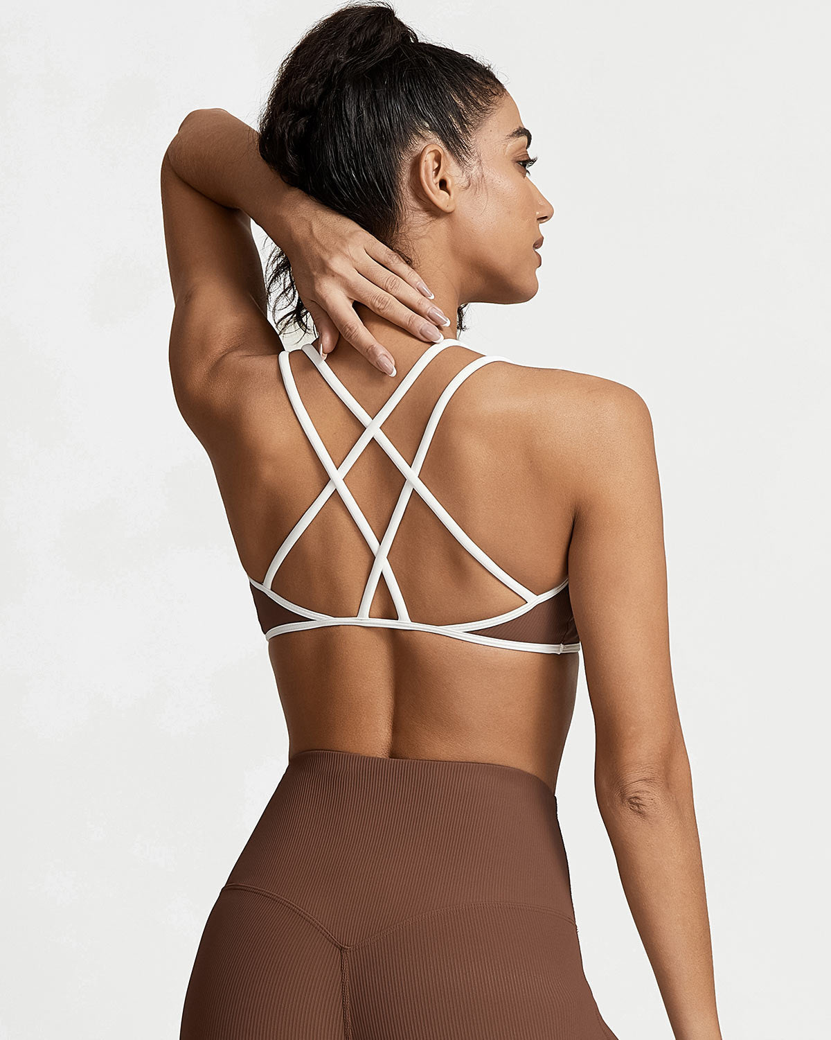 Raffaella Reggiseno Sportivo - Marrone