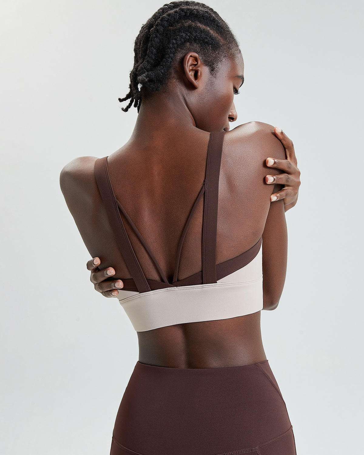 Letizia Reggiseno Sportivo - Marrone
