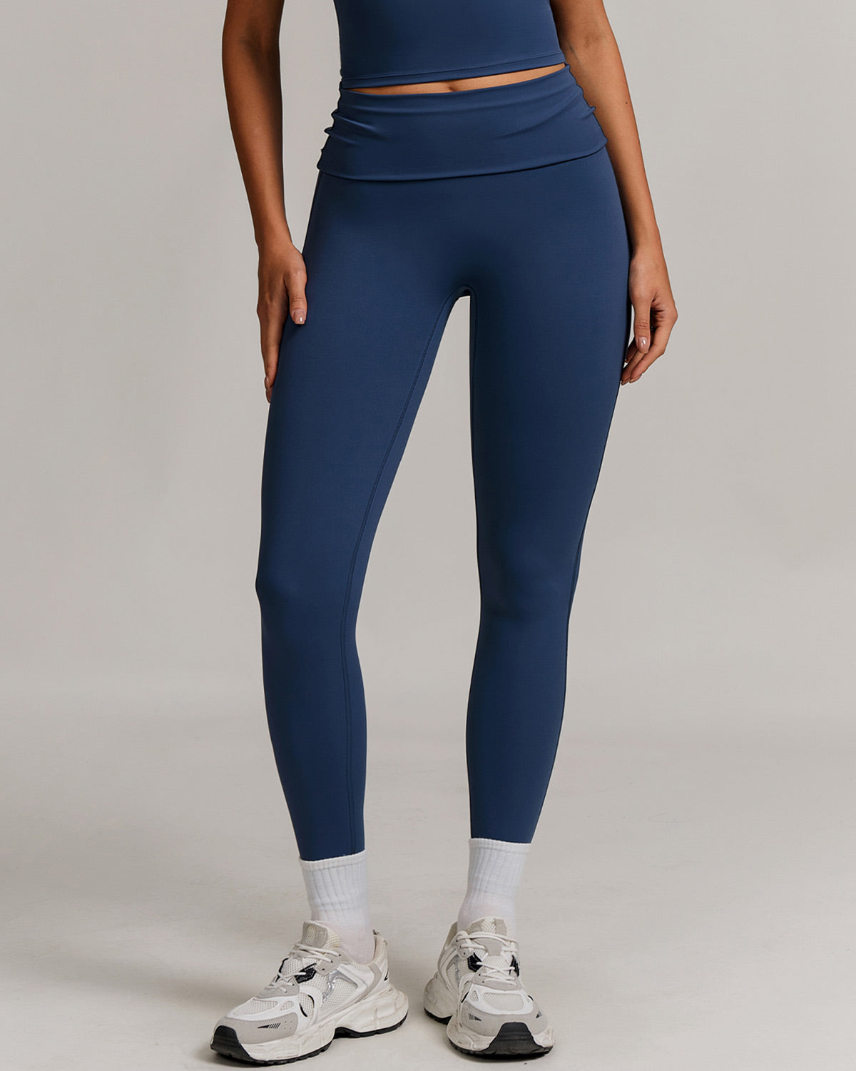 Veronica Leggings Seamless - Blu Navy