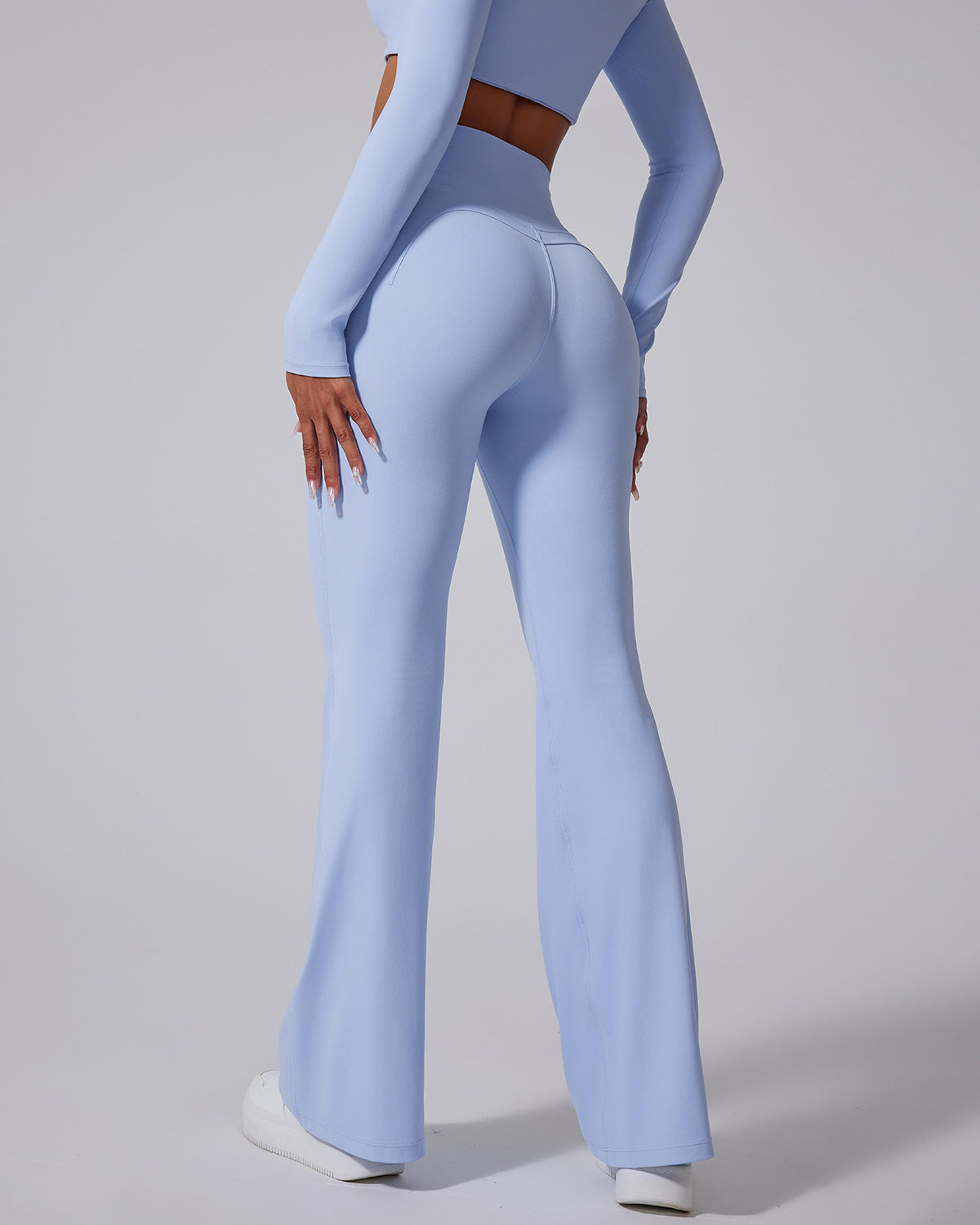 Patrizia Leggings Svasati - Blu