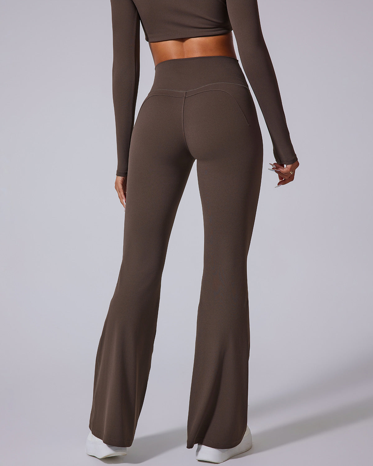 Patrizia Leggings Svasati - Marrone