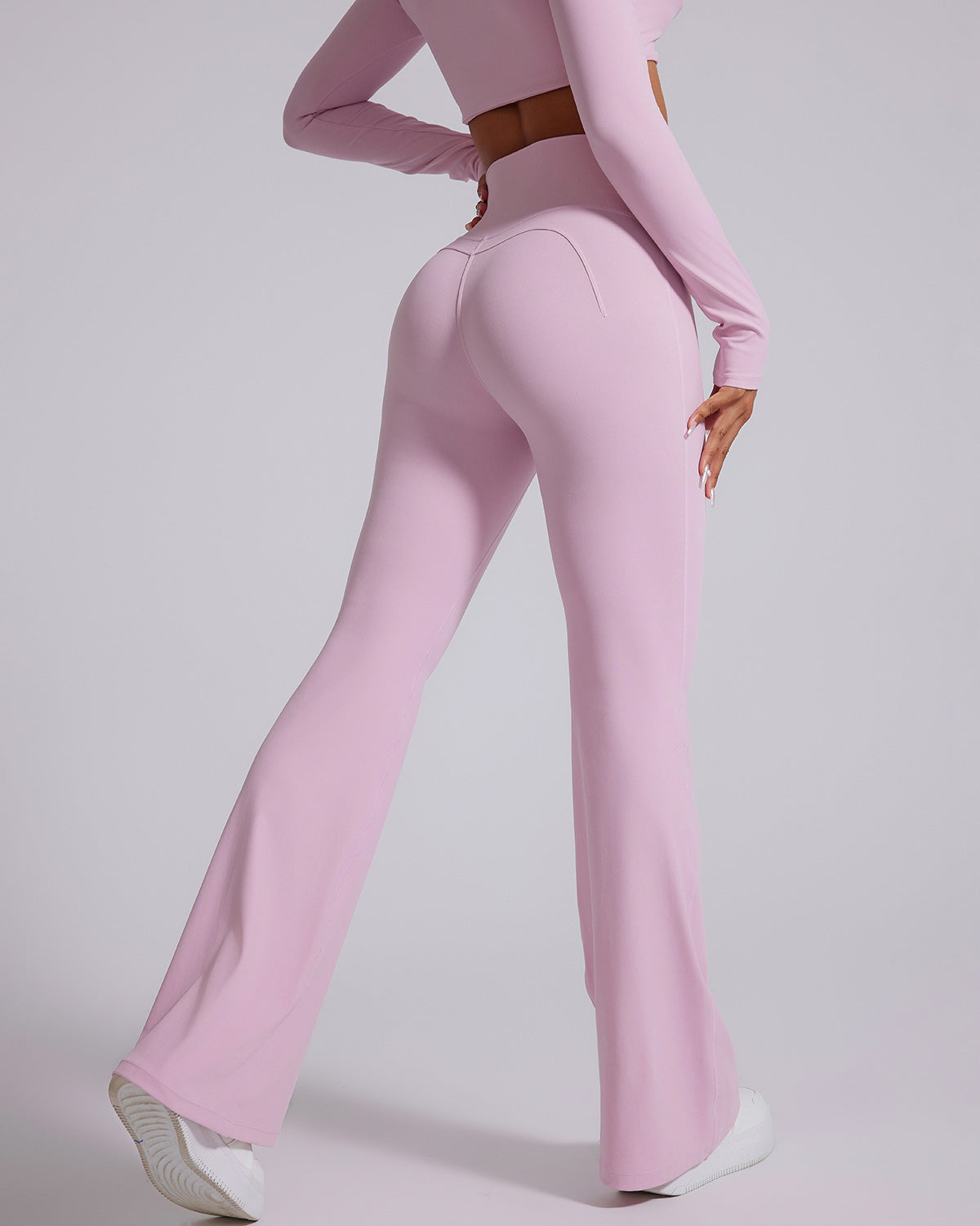 Patrizia Leggings Svasati - Rosa