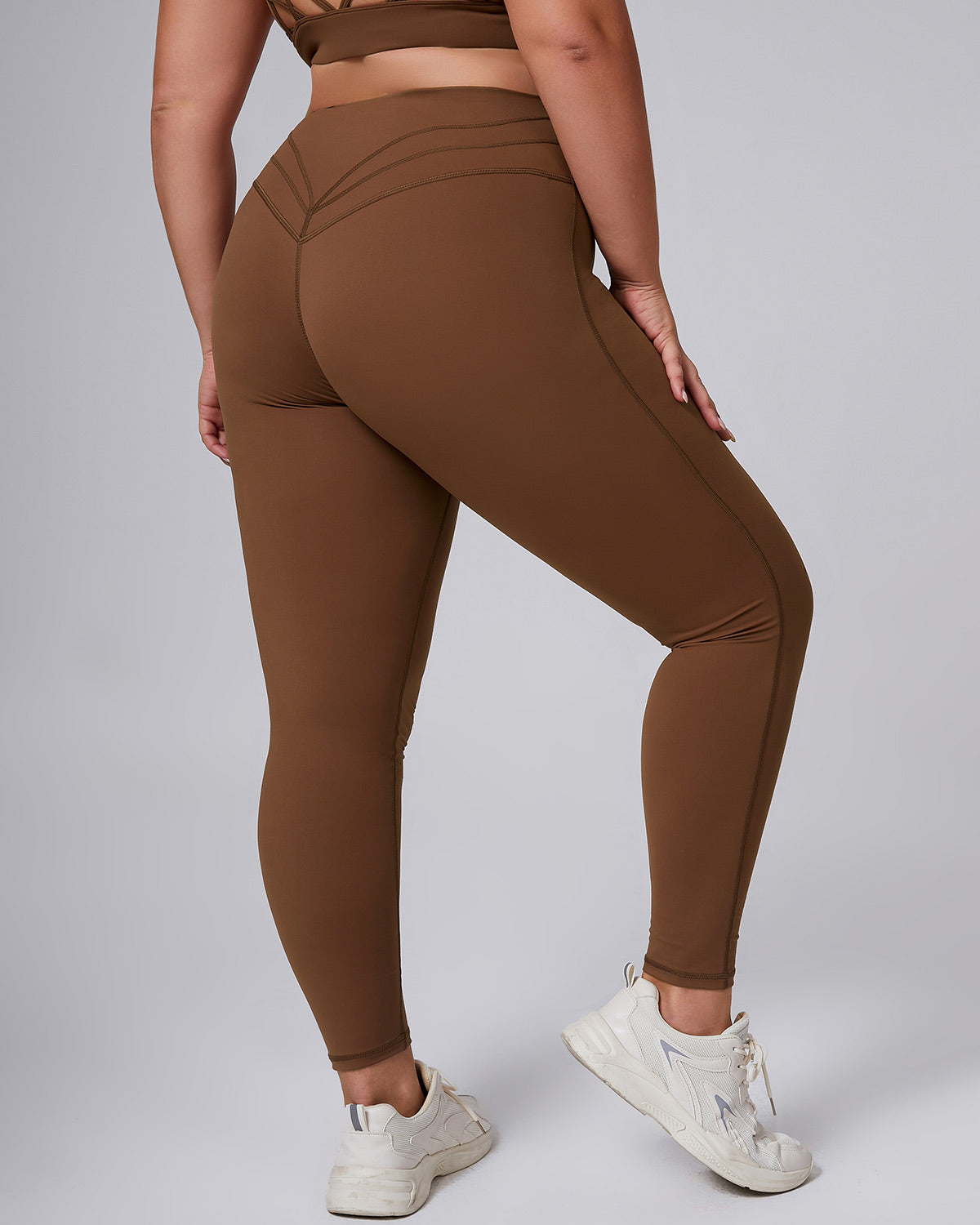 Mariana Leggings Plus Size - Marrone