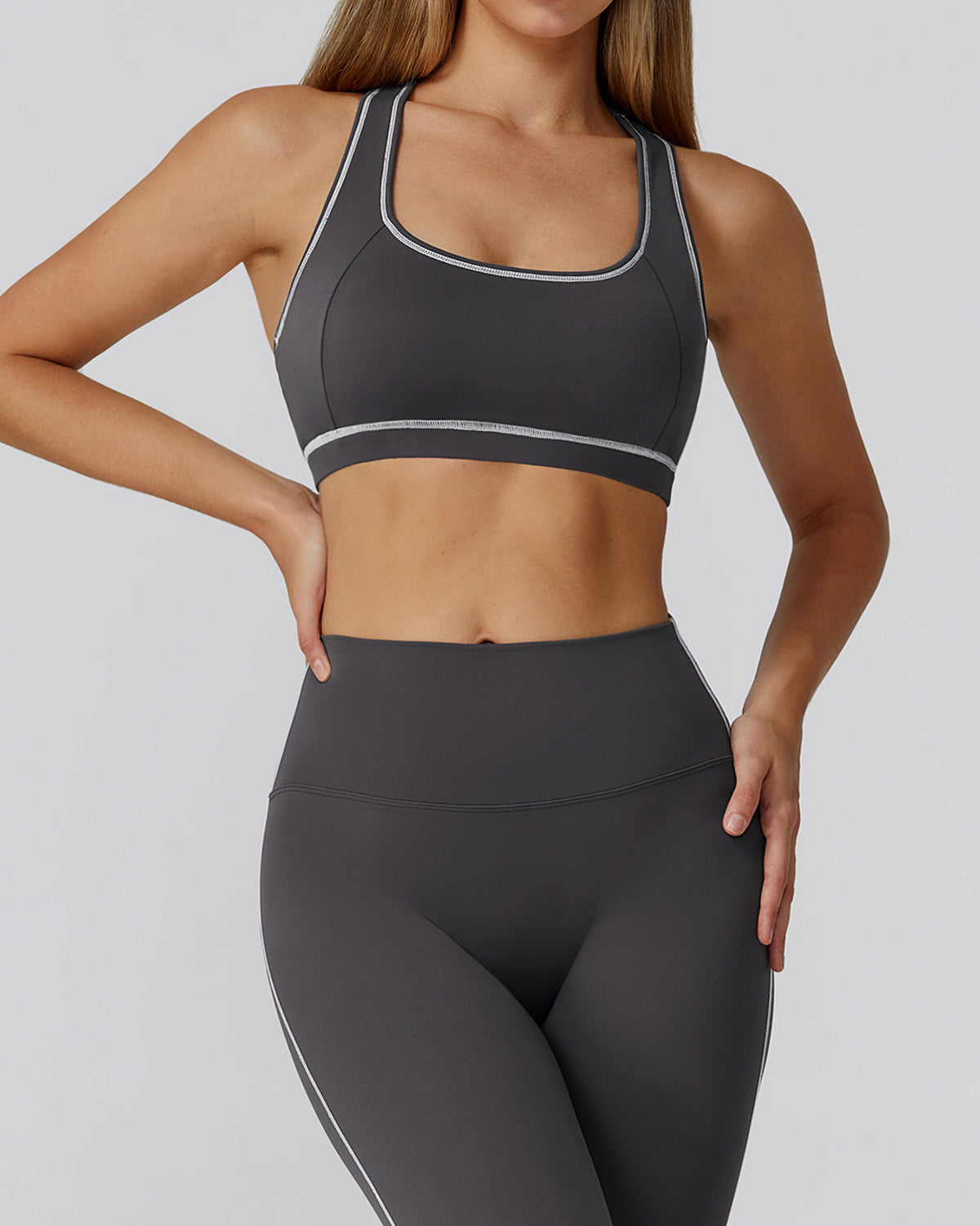 Ginevra Reggiseno Sportivo - Grigio