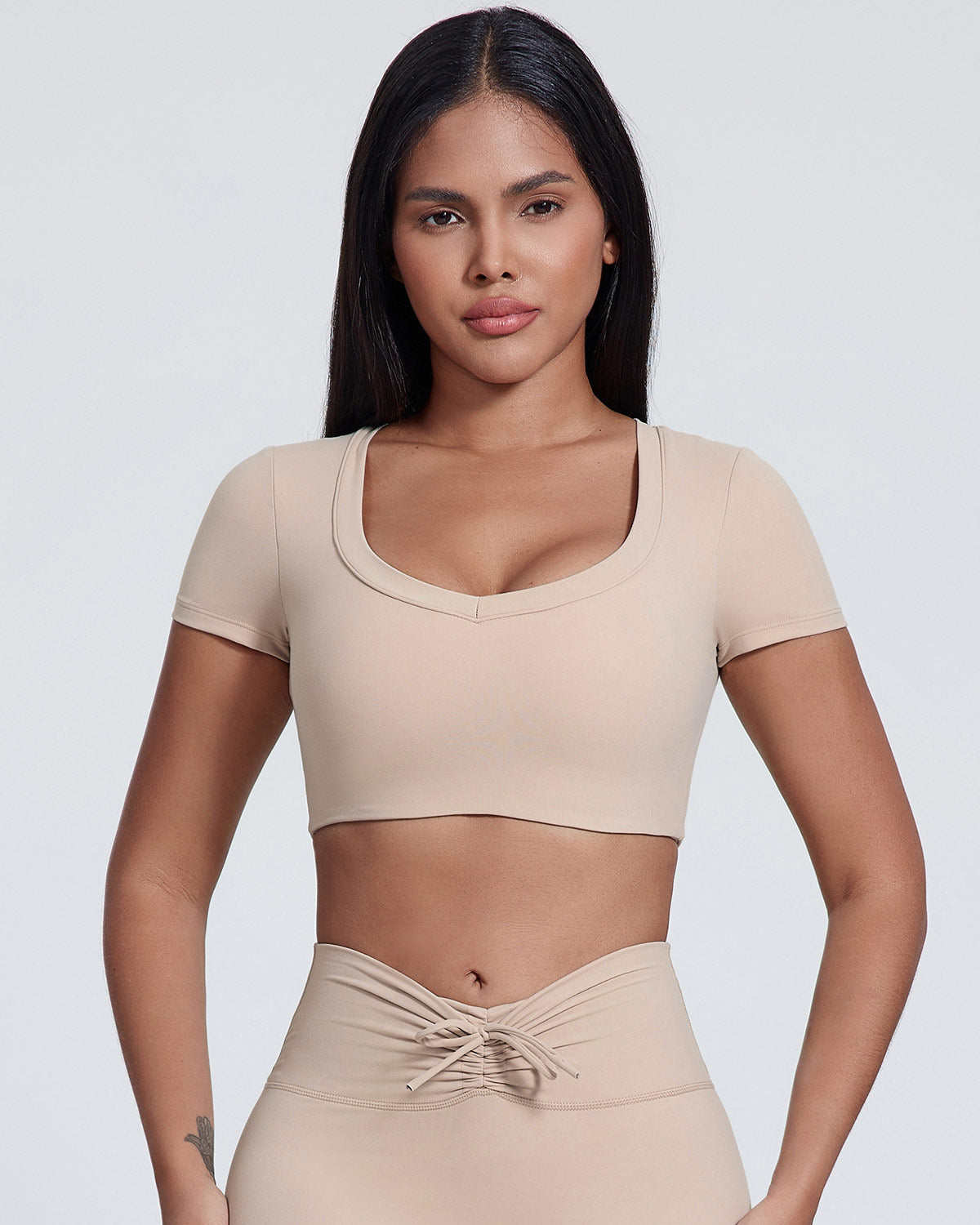Sofia Top Corto - Beige