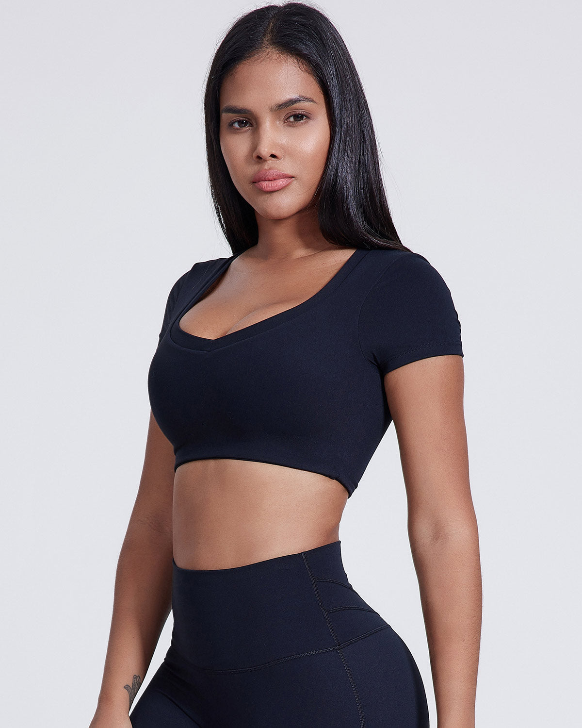 Sofia Top Corto - Blu Navy
