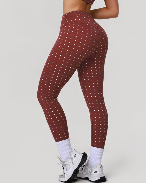 Alba Leggings Seamless - Marrone
