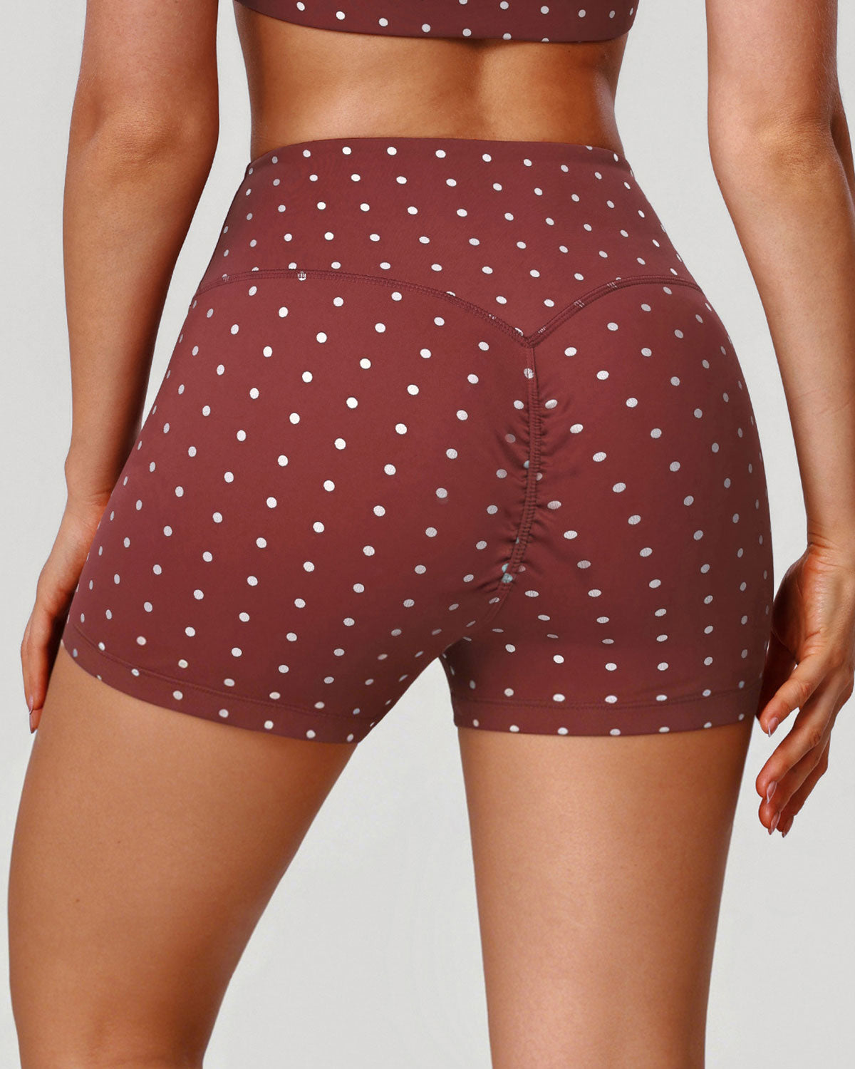 Alba Pantaloncini Seamless - Marrone
