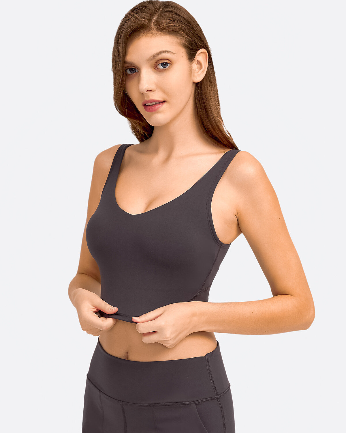 Primula Top Corto - Dark Taupe