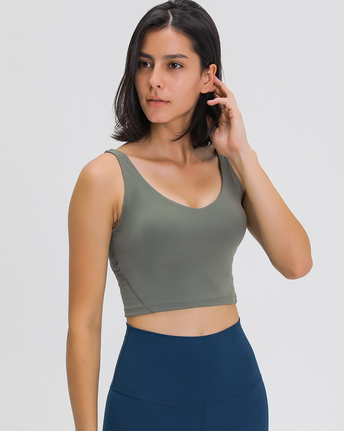 Primula Top Corto - Moss Green