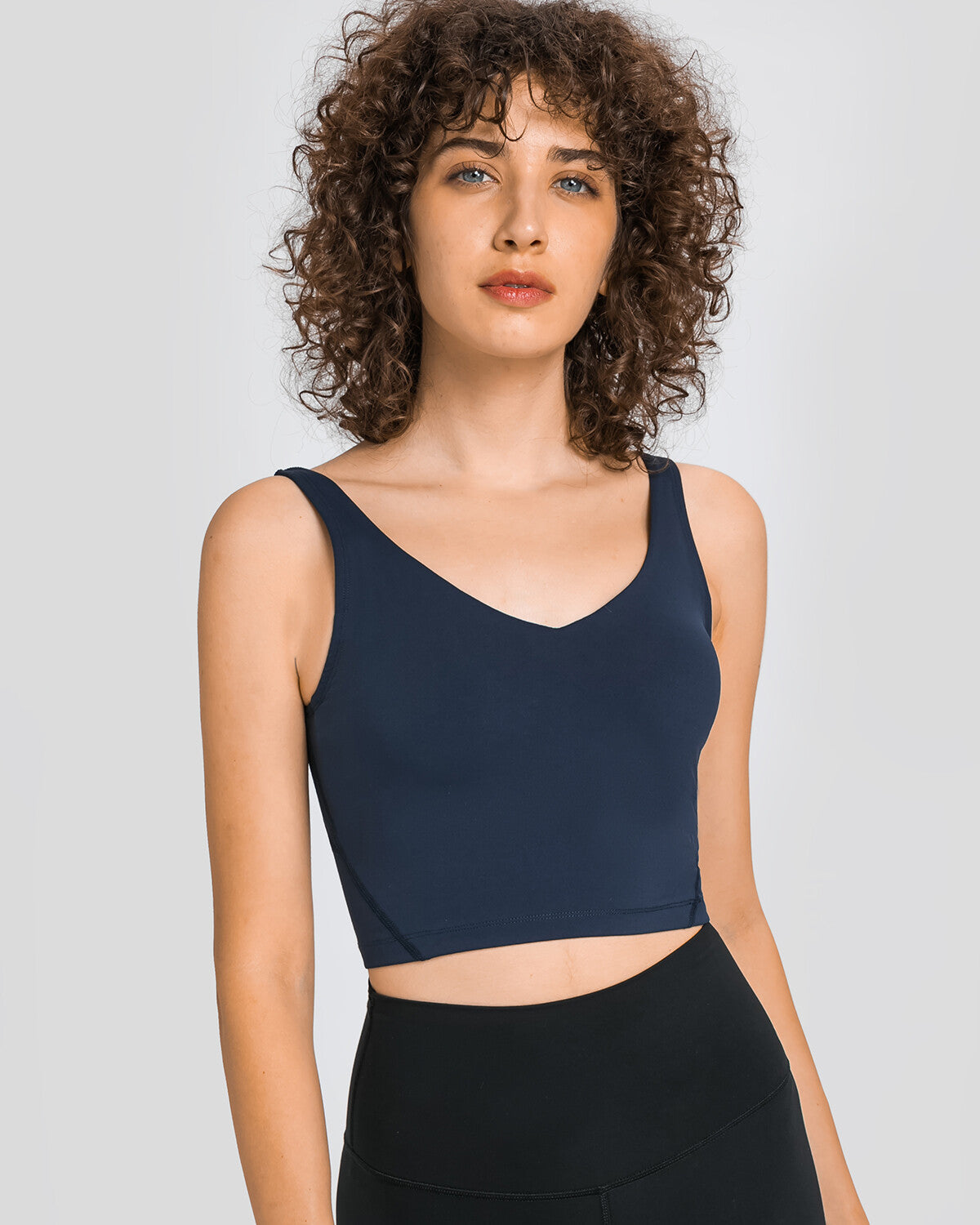 Primula Top Corto - Blu Acciaio