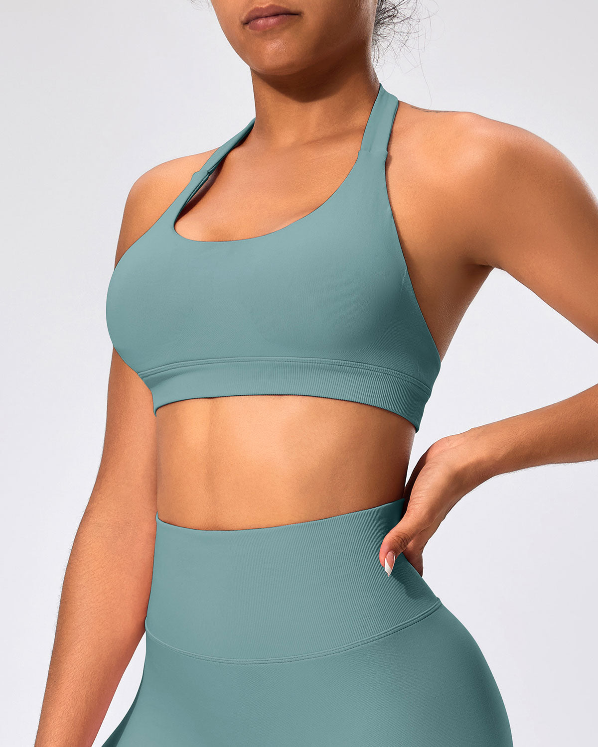 Silvia Reggiseno Sportivo - Verde Acqua