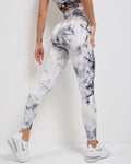 Selvaggia Leggings Seamless Scrunch - Bianco