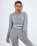 Titania Maglia Manica Lunga - Grigio