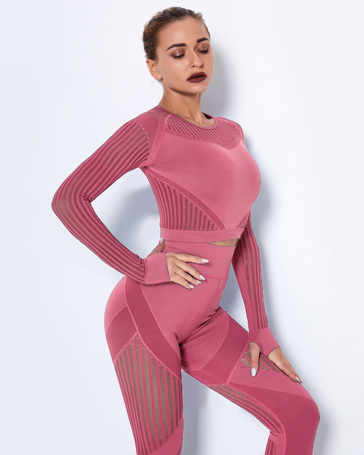 Teodolinda Maglia Manica Lunga - Rosa