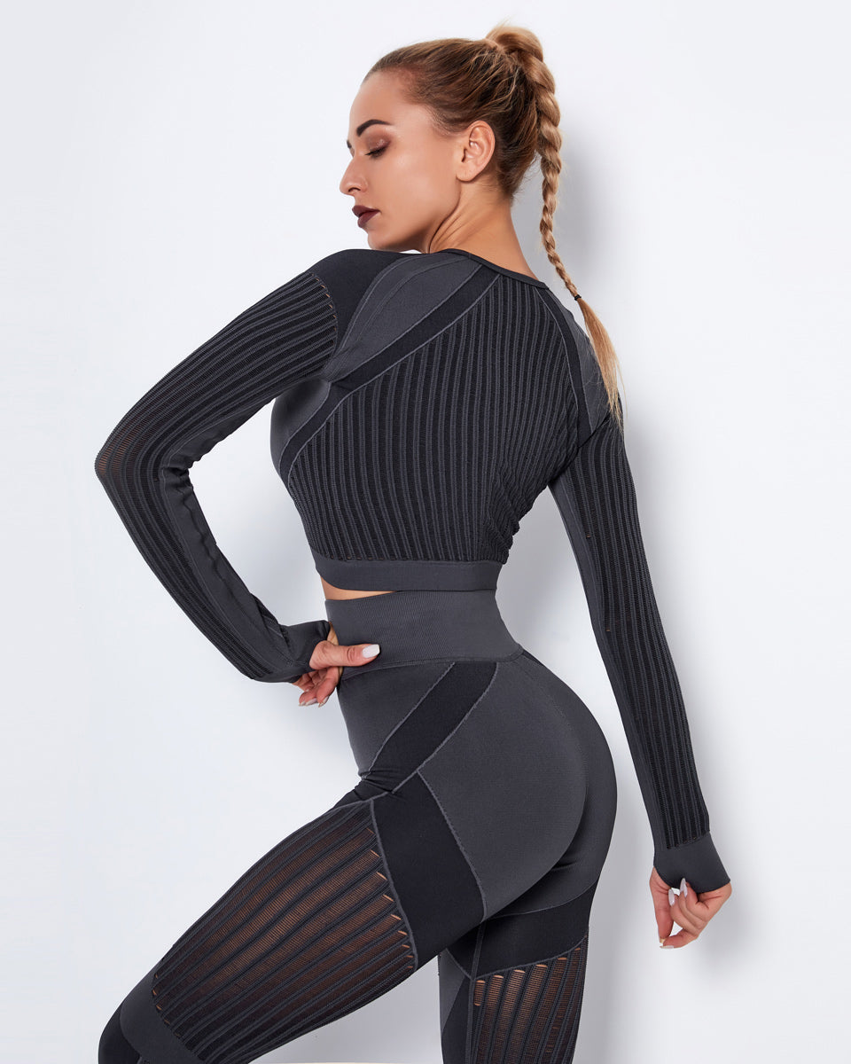 Teodolinda Maglia Manica Lunga - Dark Gray