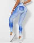 Solange Leggings Scrunch - Washed Blue