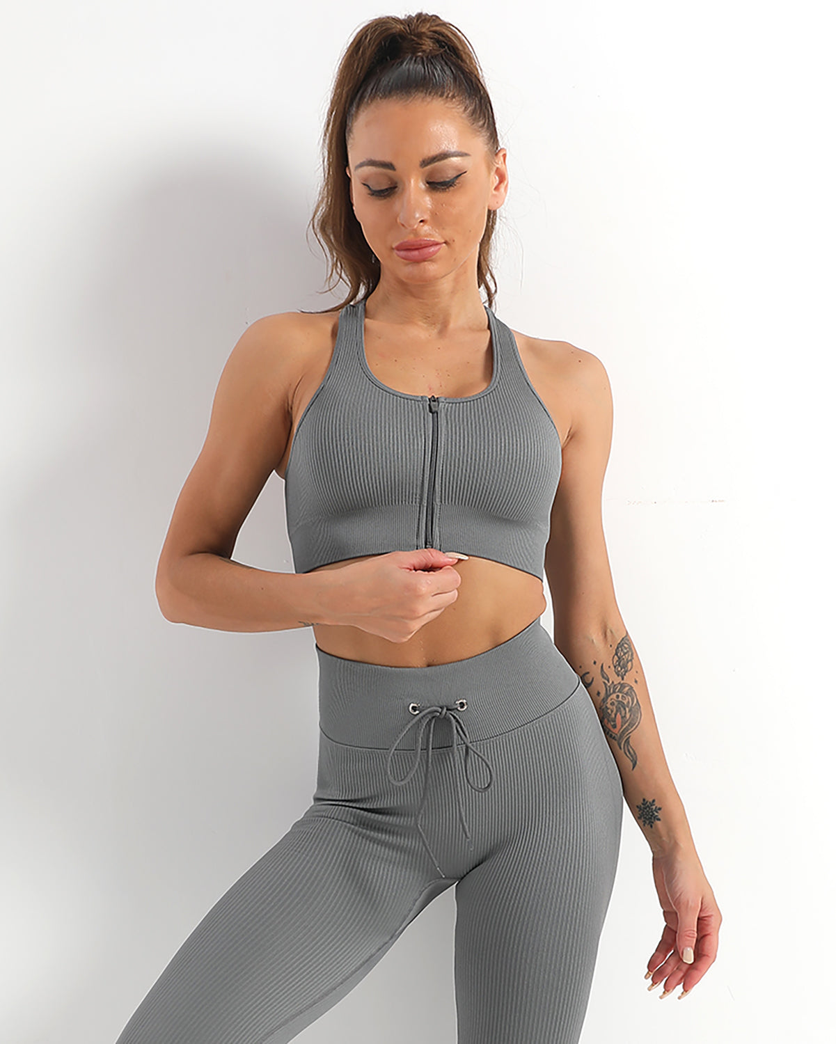 Magnolia Reggiseno Sportivo - Grigio