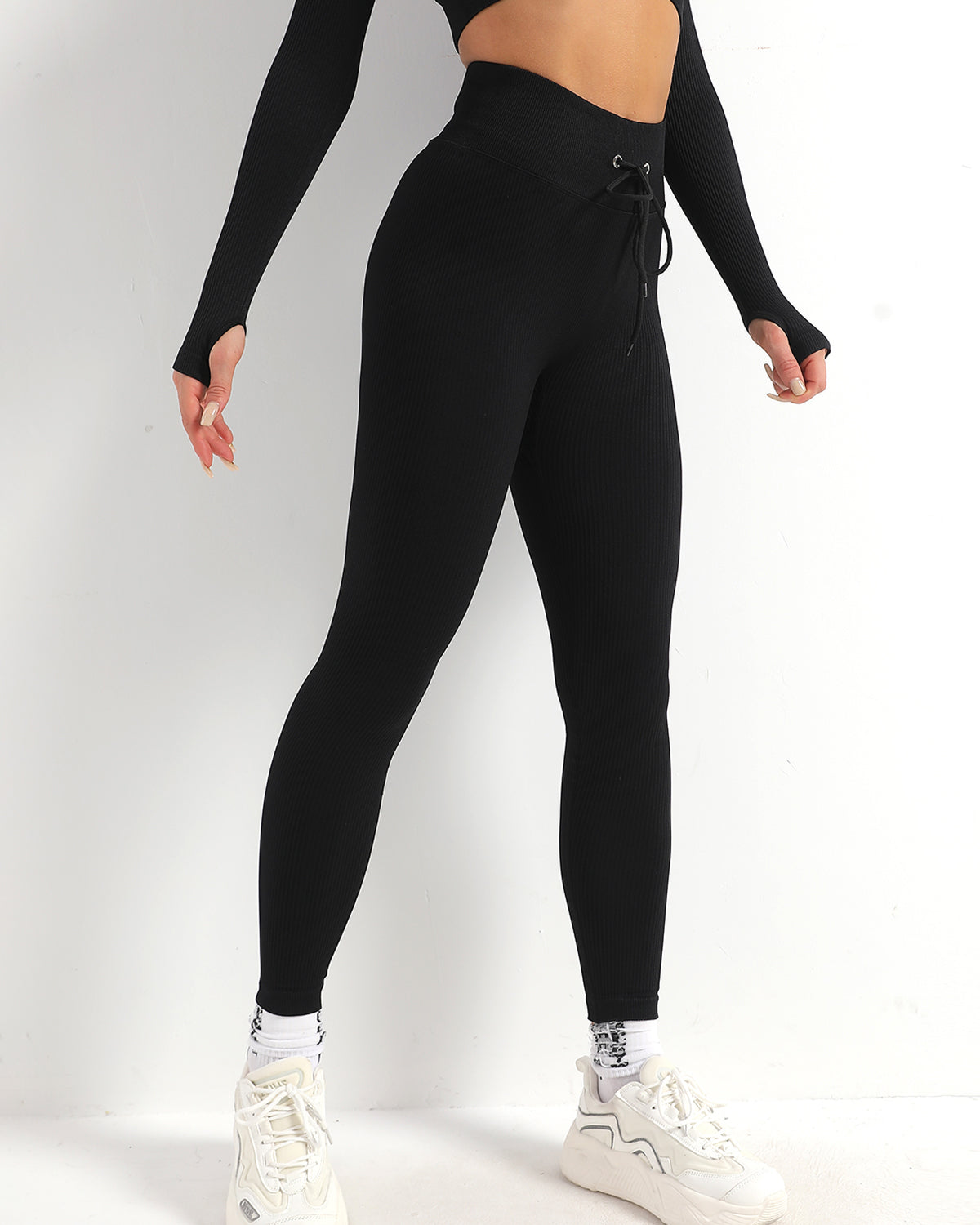 Magnolia Leggings Seamless - Nero