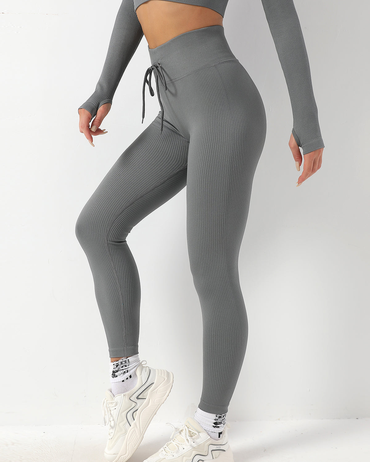 Magnolia Leggings Seamless - Grigio